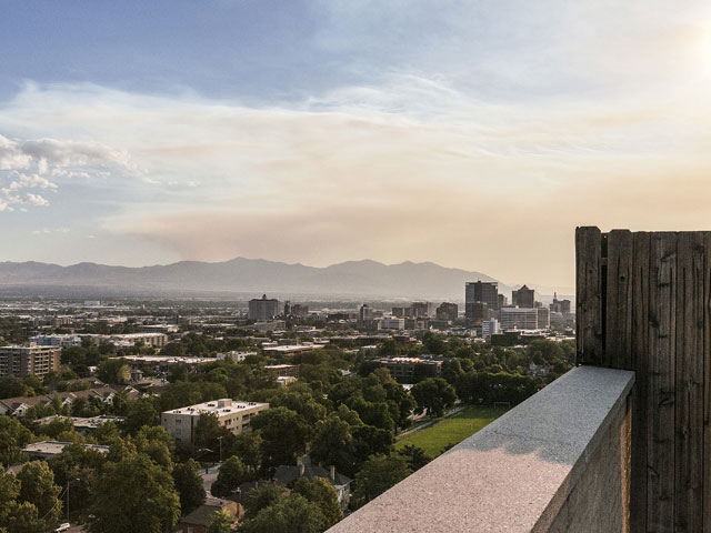 Apartments in Salt Lake City, city view