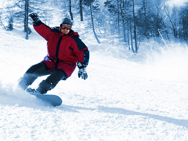 Snowboarding in Utah