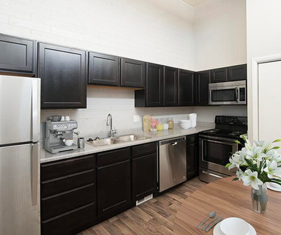 Kitchen at Pine Valley Apartments in Utah